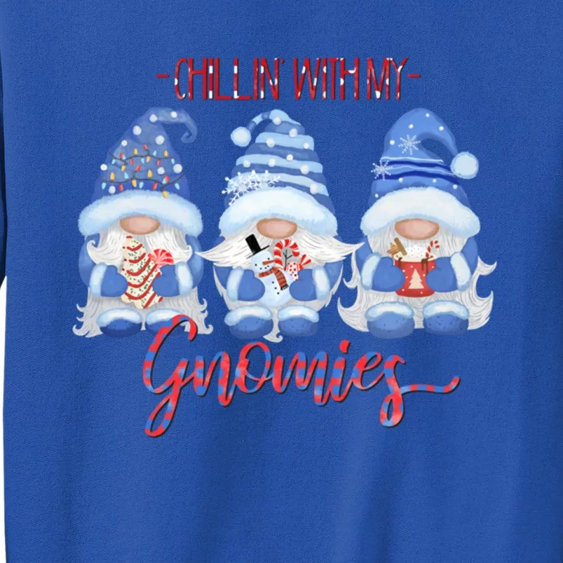 Chillin With My Gnomies Funny Gnome Christmas Meaningful Gift Sweatshirt