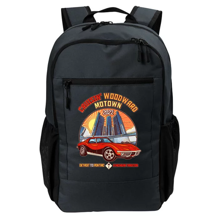 Cruisin Woodward Motown Detroit To Pontiac A Michigan Tradition Daily Commute Backpack