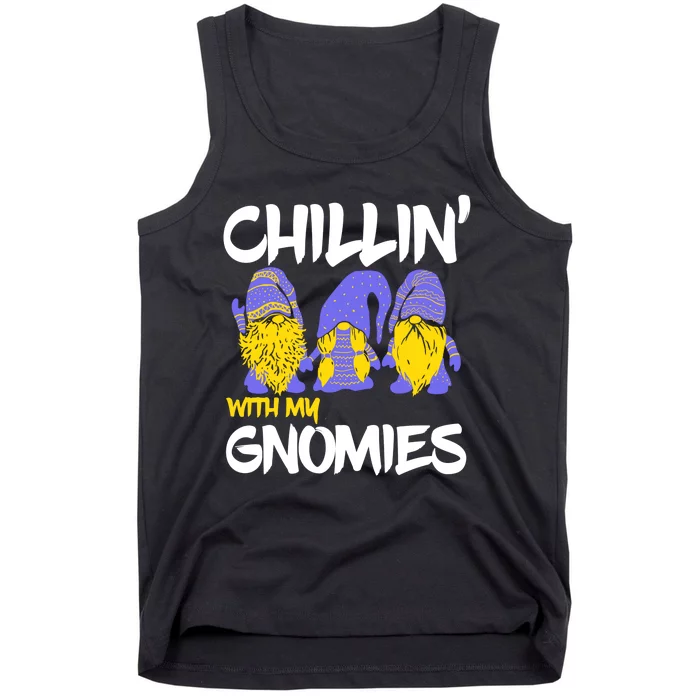 Chillin With My Gnomie Funny Tank Top