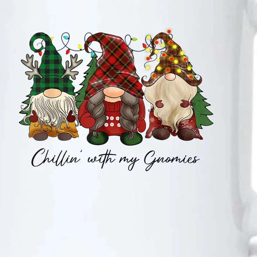 Chillin With My Gnomies Matching Family Christmas Gnome Black Color Changing Mug