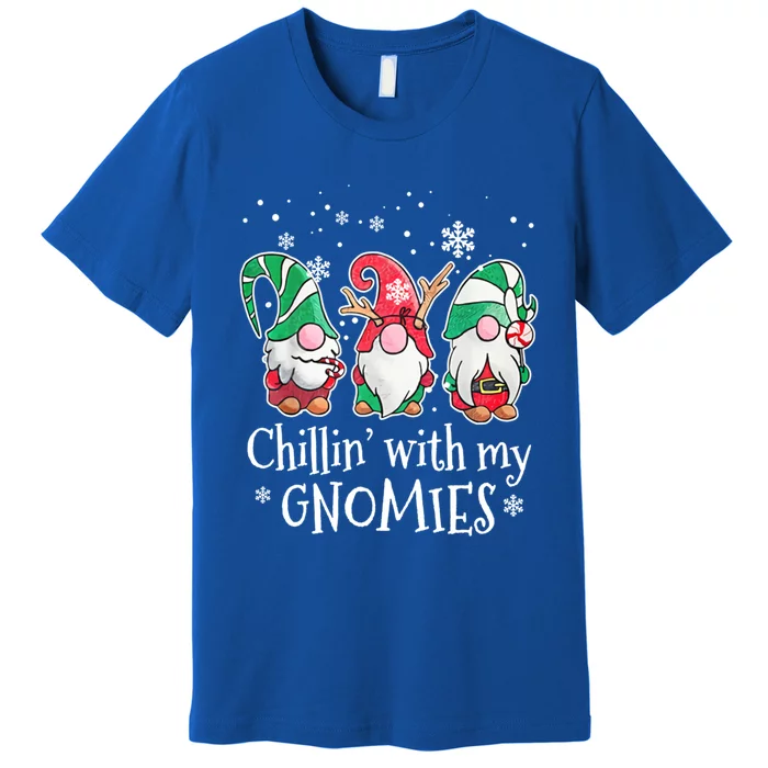 Chillin With My Gnomies Gift Premium T-Shirt