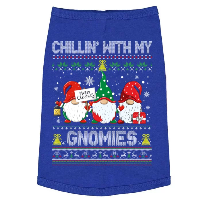 Chillin With My Gnomies Matching Family Christmas Pjs Gnome Doggie Tank