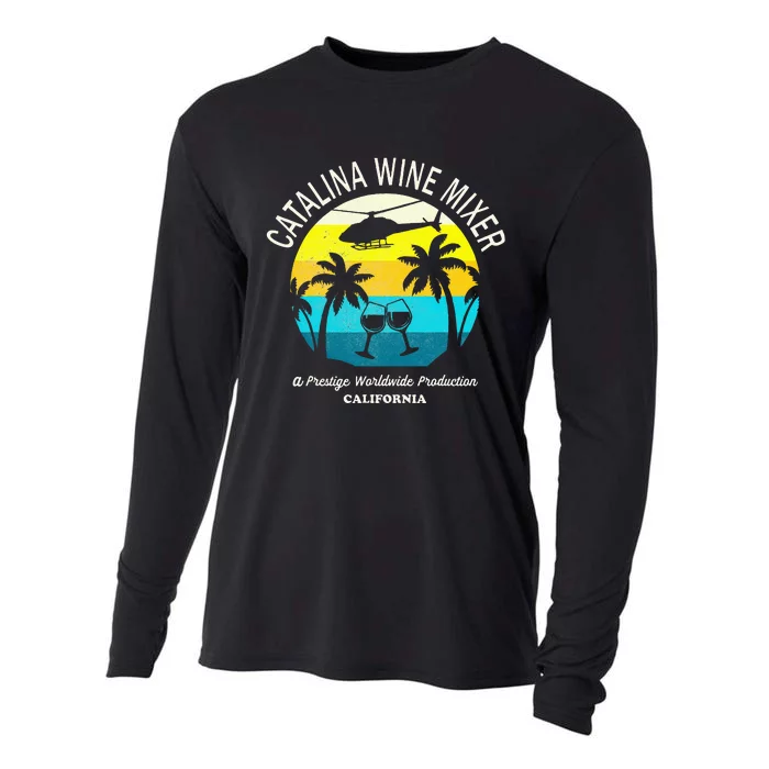 Cata.Lina Wine Mixer Party Cooling Performance Long Sleeve Crew