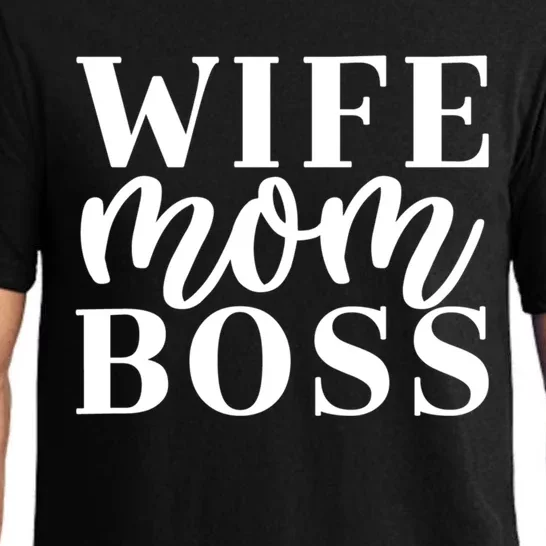 Cute Wife Mom Boss Gift Pajama Set