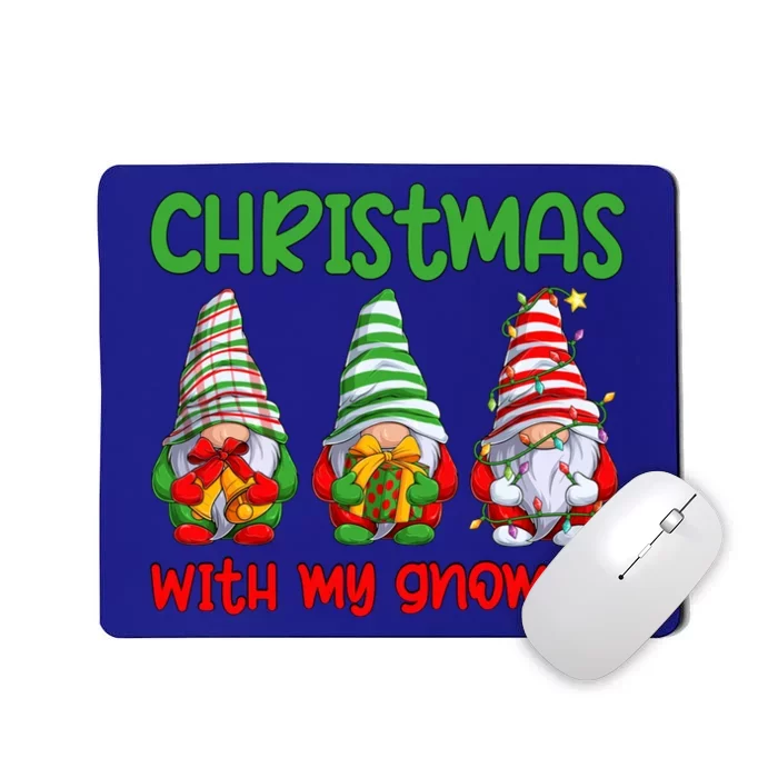 Christmas With My Gnomies Family Matching Xmas Squad Gift Mousepad