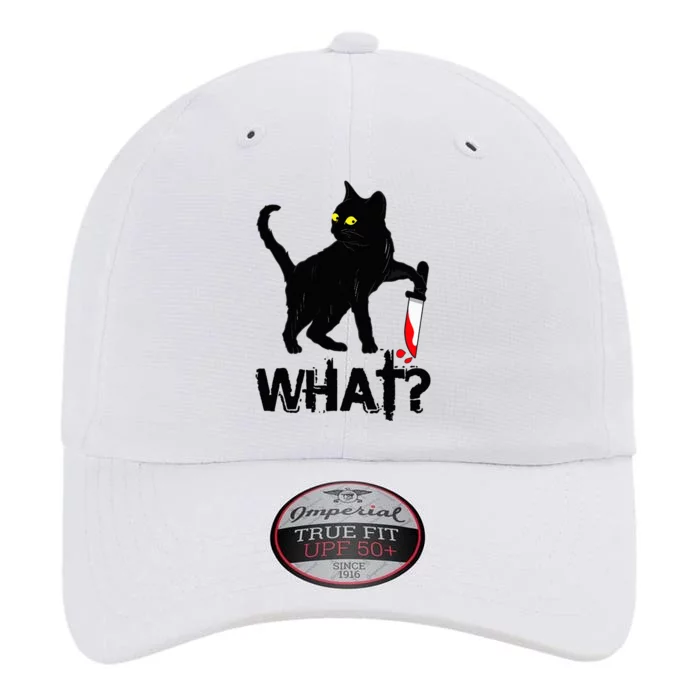 Cat What Murderous Black Cat With Knife Halloween The Original Performance Cap