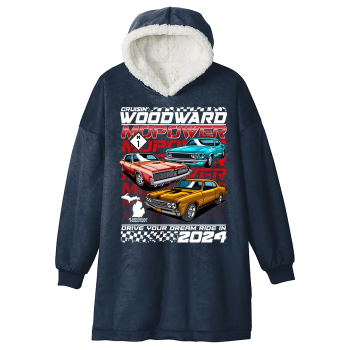 Cruisin Woodward Mopower Drive Your Dream Ride In 2024 Hooded Wearable Blanket