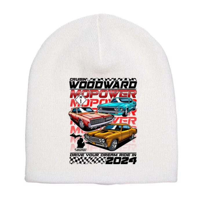 Cruisin Woodward Mopower Drive Your Dream Ride In 2024 Short Acrylic Beanie