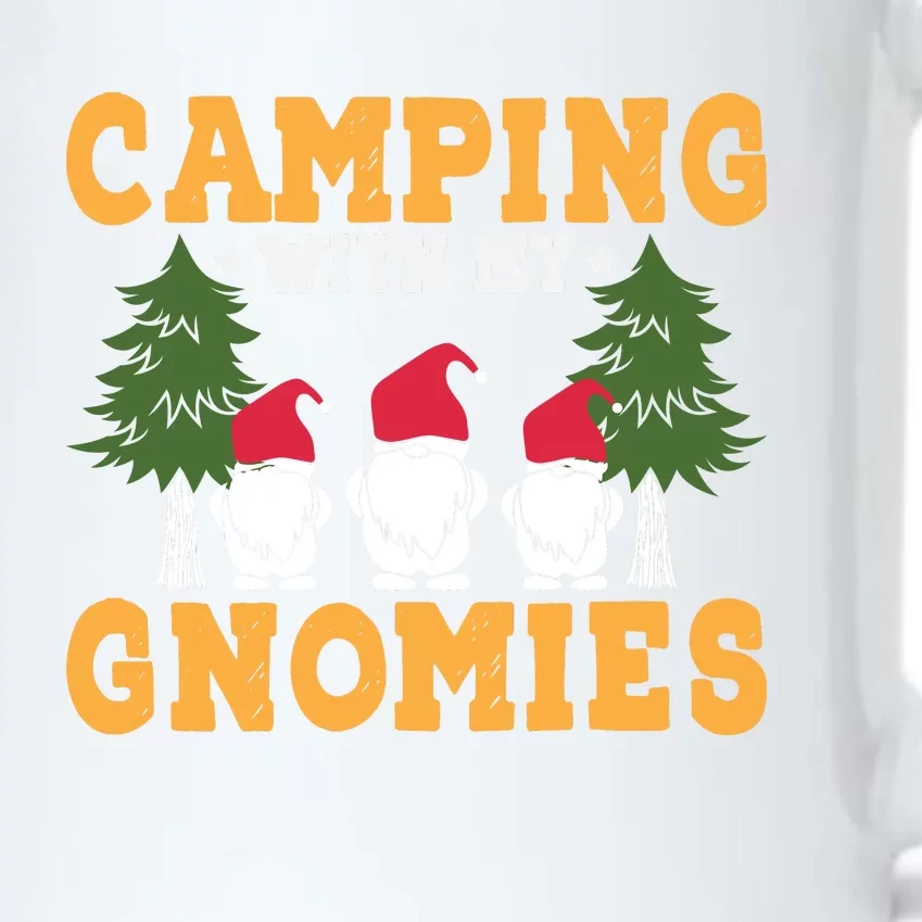 Camping With My Gnomies T Black Color Changing Mug