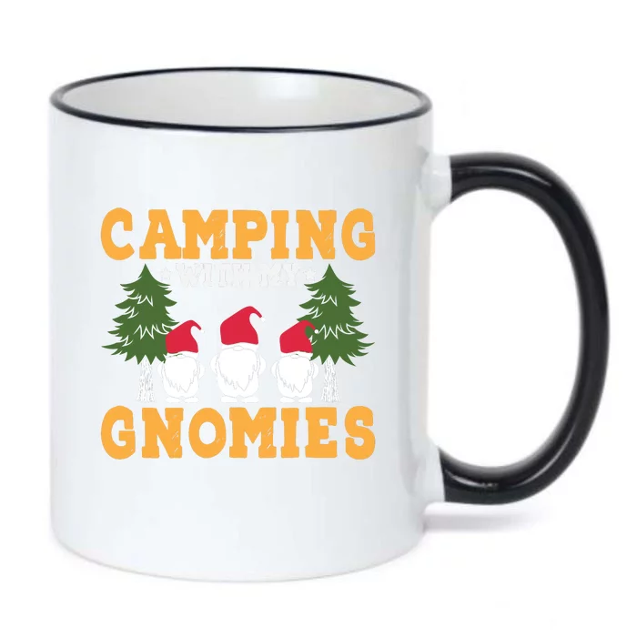 Camping With My Gnomies T Black Color Changing Mug