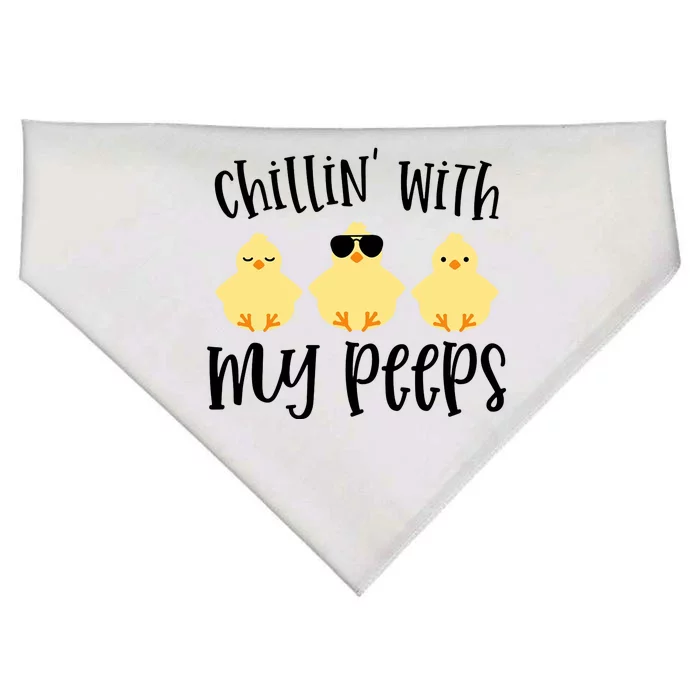 Chillin With My Peeps Cute USA-Made Doggie Bandana