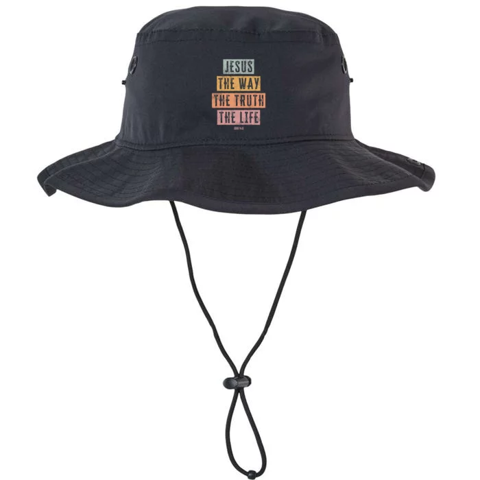 Christian Women Men Kids Jesus The Way Truth Life Legacy Cool Fit Booney Bucket Hat