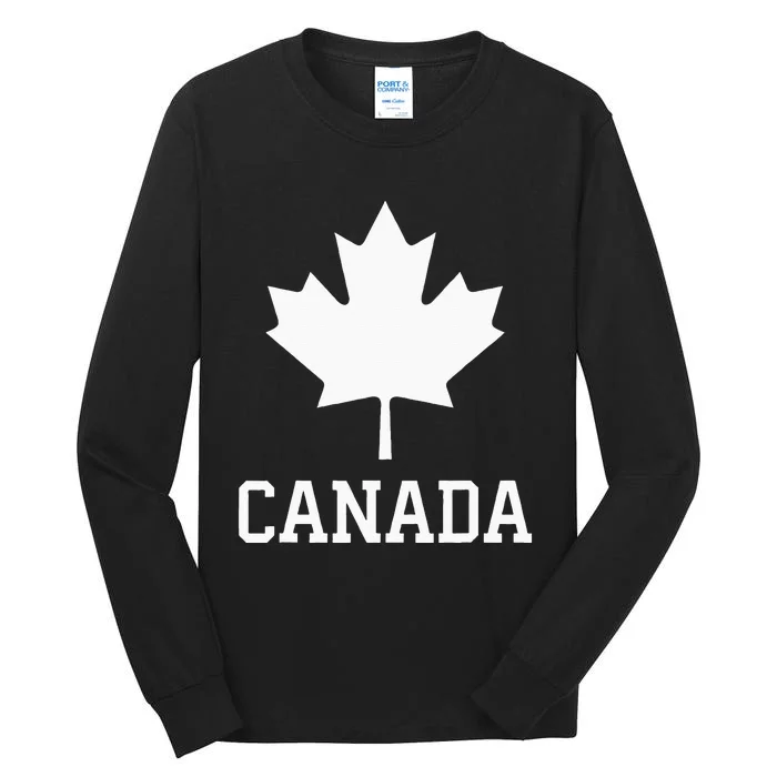 Canada Women Men Kids Canadian Maple Flag Canada Day Tall Long Sleeve T-Shirt