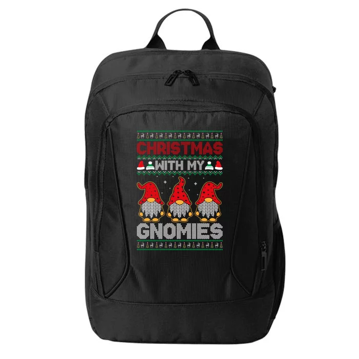 Christmas With My Gnomies Gift City Backpack