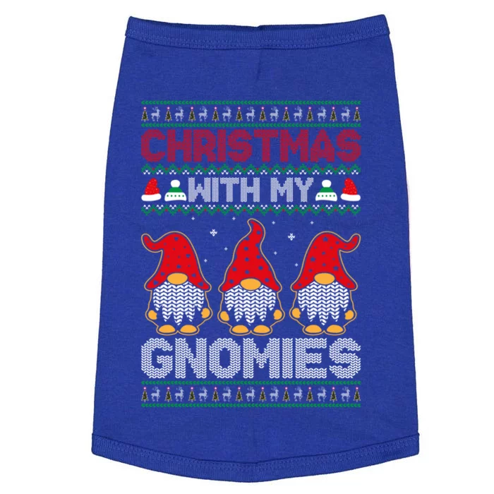 Christmas With My Gnomies Gift Doggie Tank