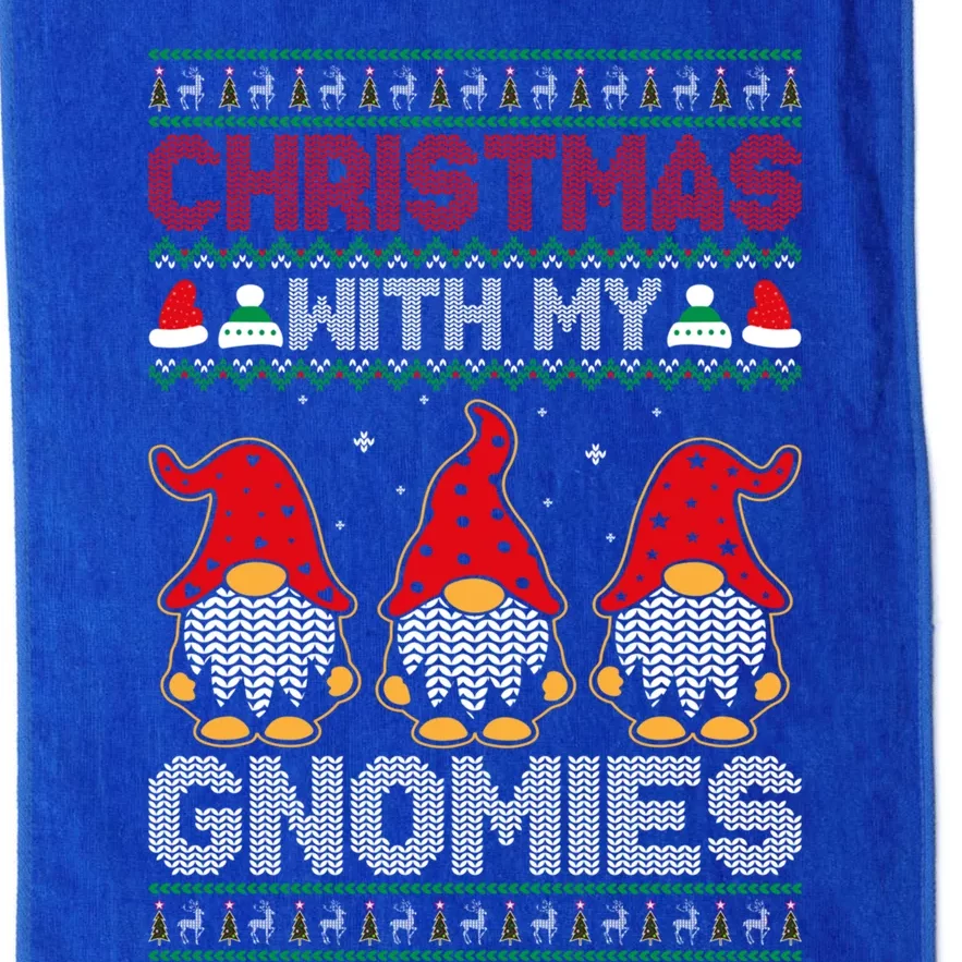 Christmas With My Gnomies Gift Platinum Collection Golf Towel