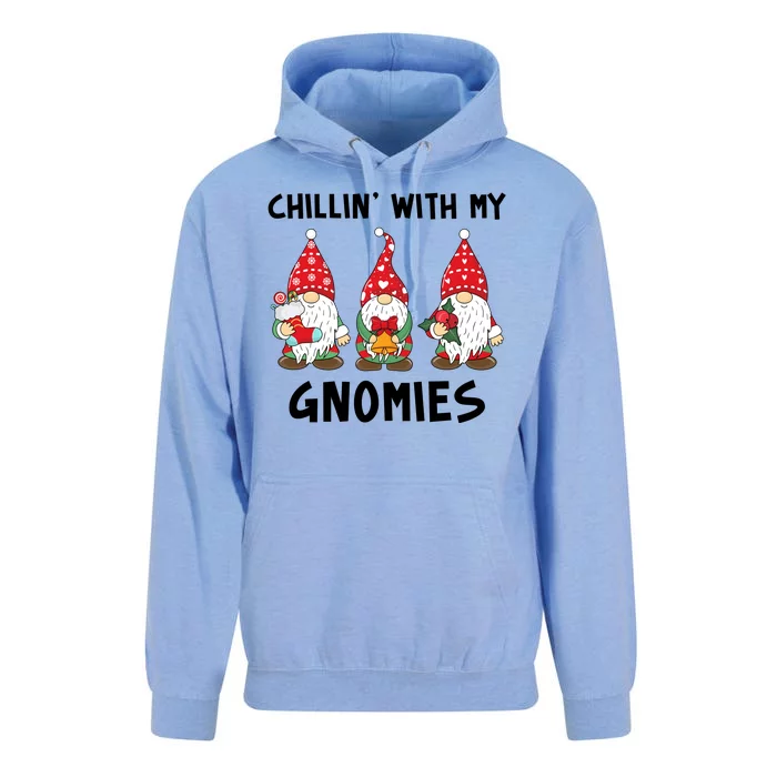 Chillin With My Gnomies Christmas Holiday Unisex Surf Hoodie