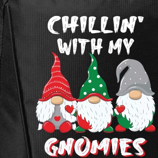 Chilling With My Gnomies Christmas Gift City Backpack