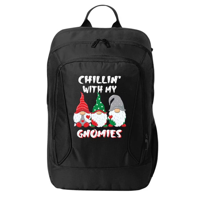 Chilling With My Gnomies Christmas Gift City Backpack