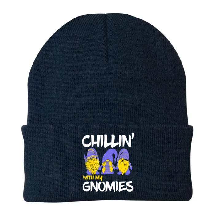 Chillin With My Gnomies Knit Cap Winter Beanie