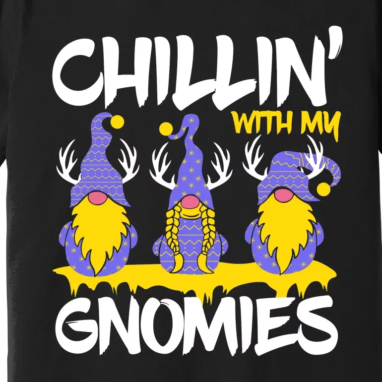 Chillin With My Gnomies Premium T-Shirt