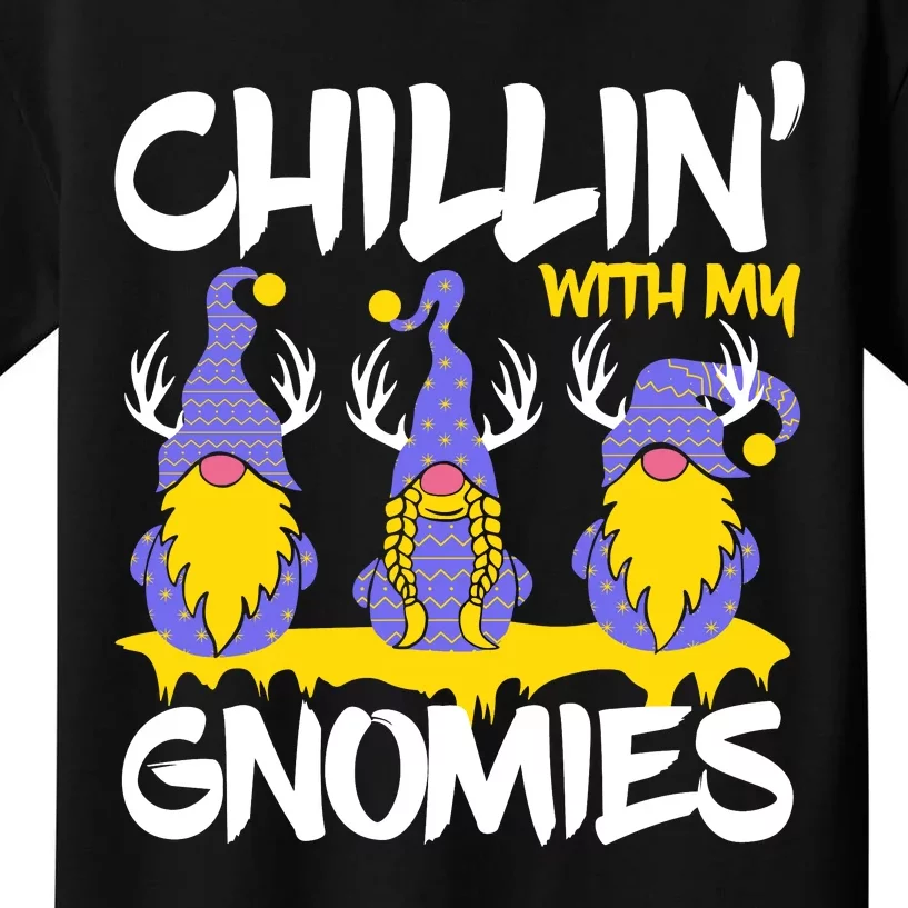 Chillin With My Gnomies Kids T-Shirt