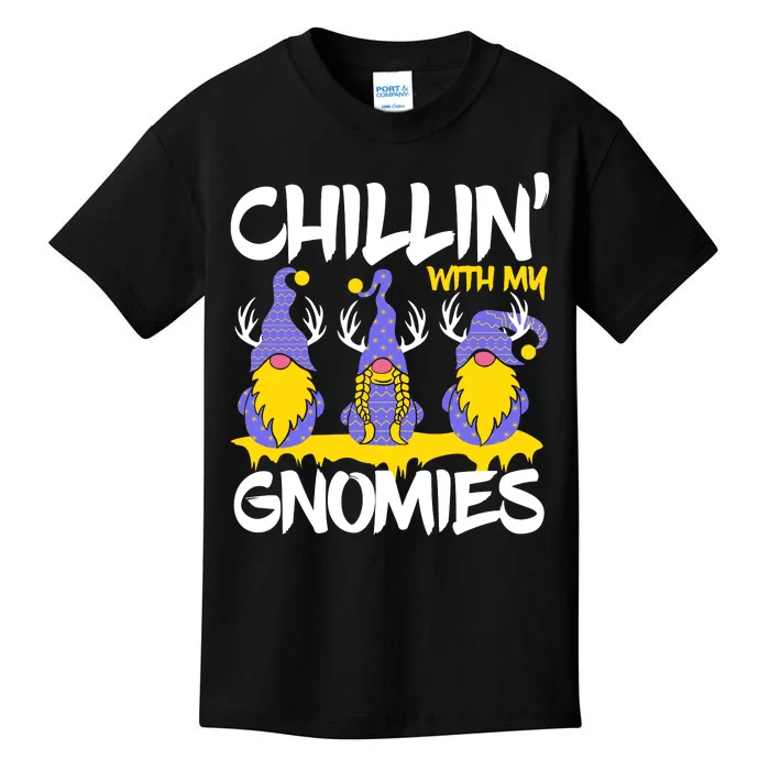 Chillin With My Gnomies Kids T-Shirt