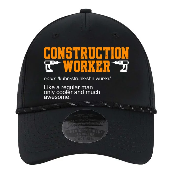 Construction Worker Noun Construction Worker Gift Performance The Dyno Cap