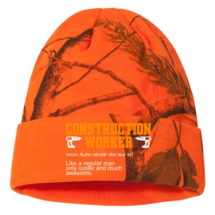 Construction Worker Noun Construction Worker Gift Kati - 12in Camo Beanie