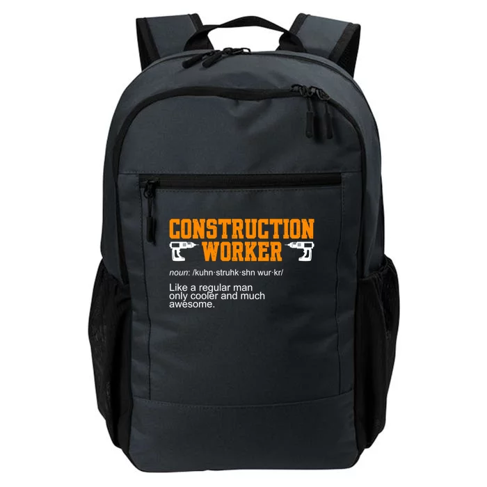 Construction Worker Noun Construction Worker Gift Daily Commute Backpack