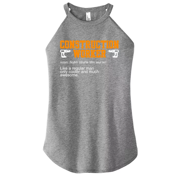 Construction Worker Noun Construction Worker Gift Women’s Perfect Tri Rocker Tank