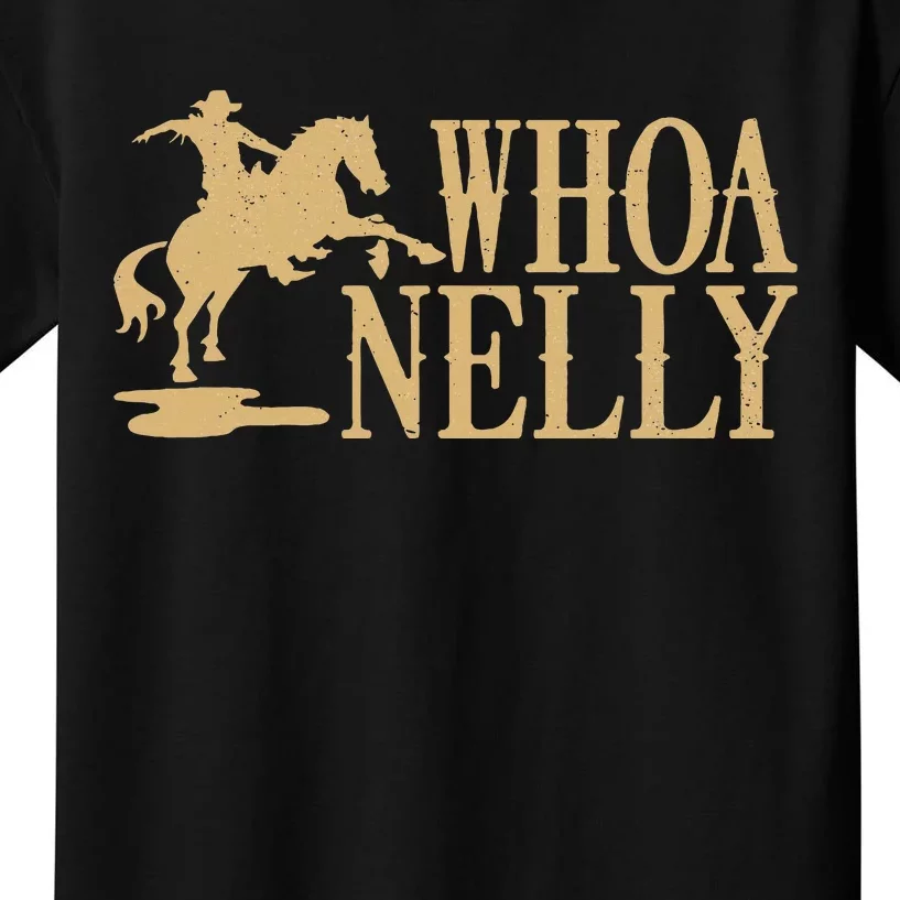 Casual Whoa Nelly Horse Country Graphic Kids T-Shirt