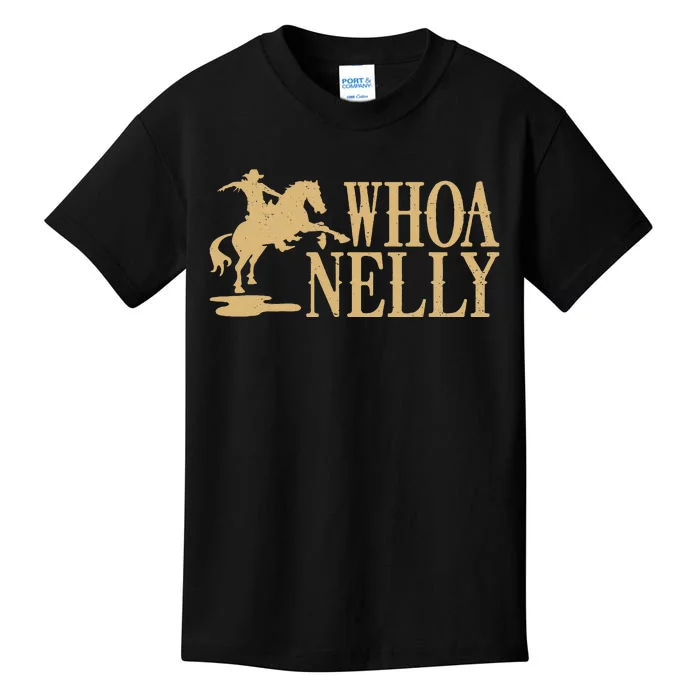 Casual Whoa Nelly Horse Country Graphic Kids T-Shirt