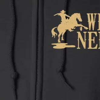 Casual Whoa Nelly Horse Country Graphic Full Zip Hoodie