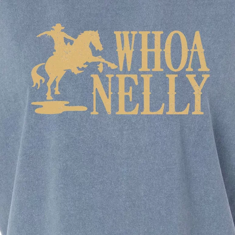 Casual Whoa Nelly Horse Country Graphic Garment-Dyed Women's Muscle Tee