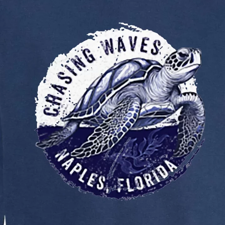 Chasing Waves Naples Florida Garment-Dyed Sweatshirt