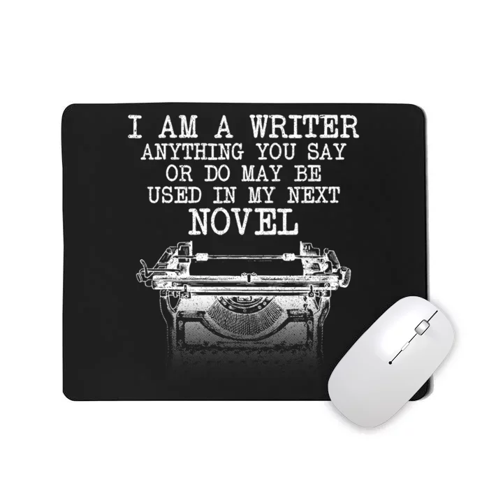 Cool Writer Novel Author Writing Novelist Mousepad