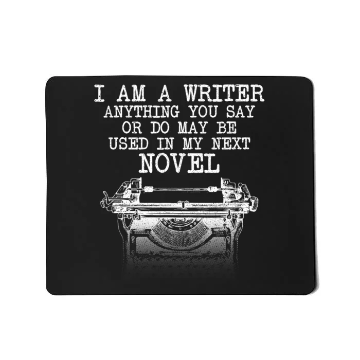 Cool Writer Novel Author Writing Novelist Mousepad