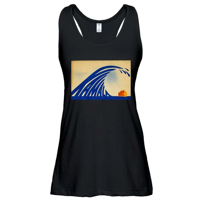 Cute Wave Of Blue Wave Kamala For Kamala Funny Trump Ladies Essential Flowy Tank