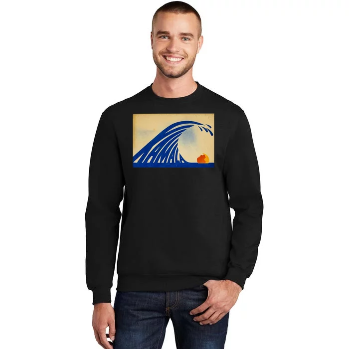 Cute Wave Of Blue Wave Kamala For Kamala Funny Trump Sweatshirt