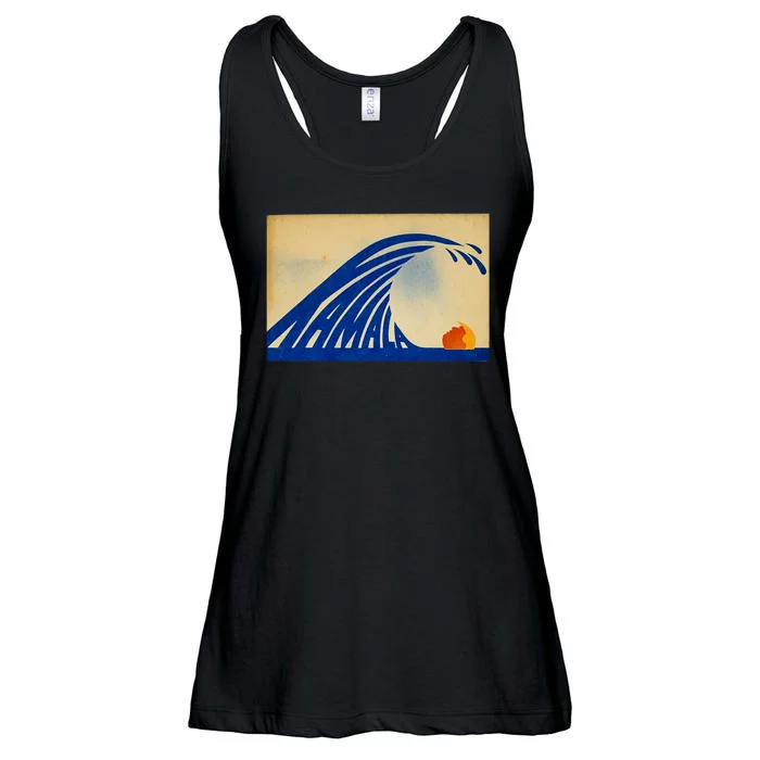 Cute Wave Of Blue Wave Kamala For Kamala Funny Trump Ladies Essential Flowy Tank