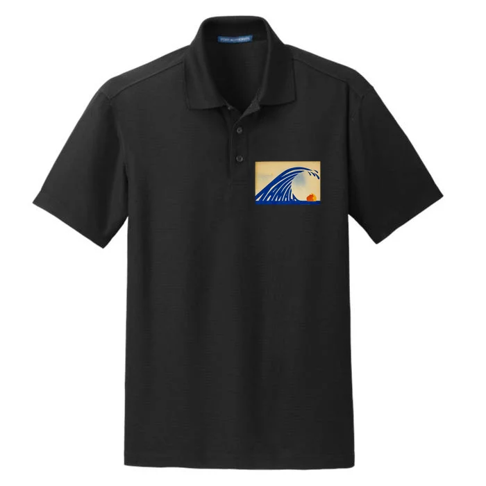 Cute Wave Of Blue Wave Kamala For Kamala Funny Trump Dry Zone Grid Performance Polo