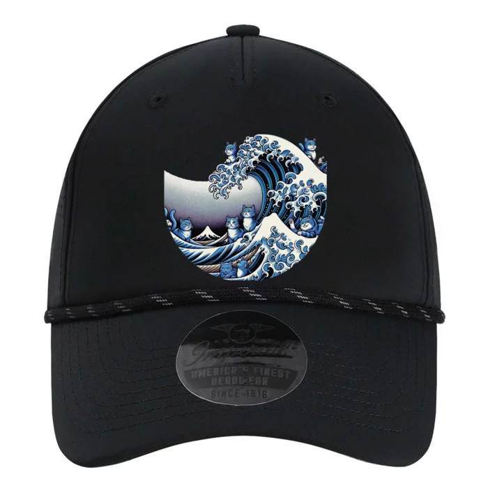 Cute Wave Of Blue Cats For Kamala Funny Gift Performance The Dyno Cap