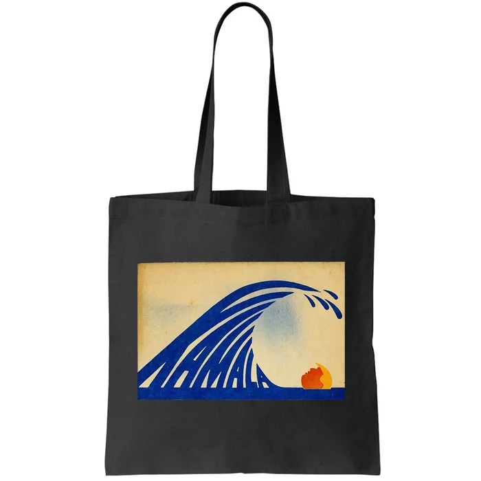 Cute Wave Of Blue Wave Kamala For Kamala Funny Trump Tote Bag