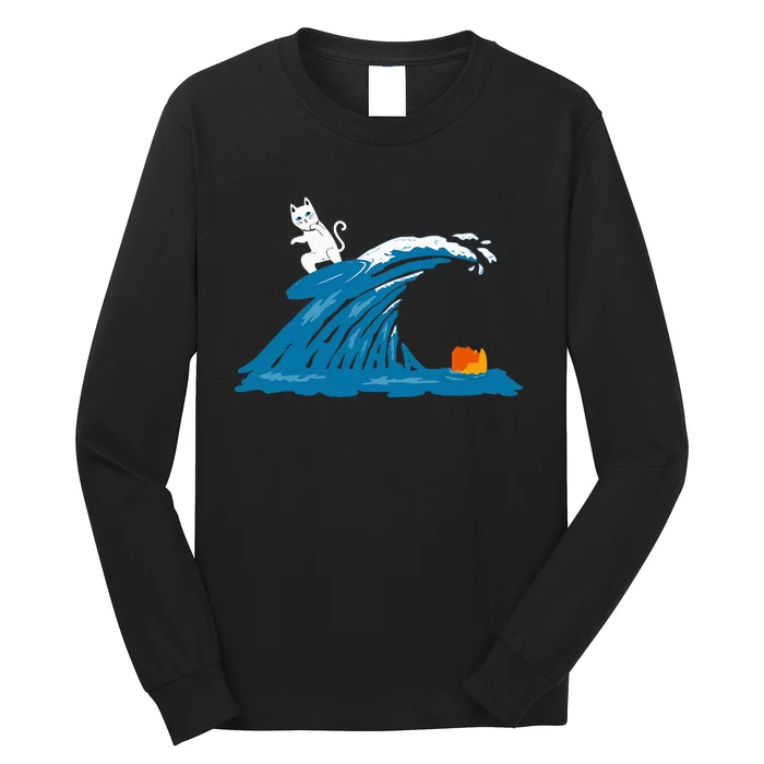 Cute Wave Of Blue Wave Kamala For Kamala Long Sleeve Shirt