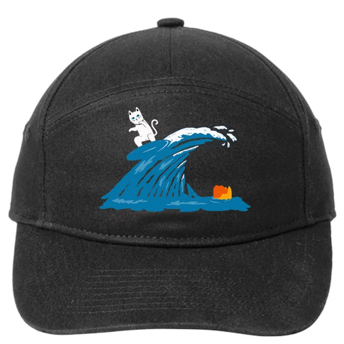 Cute Wave Of Blue Wave Kamala For Kamala 7-Panel Snapback Hat