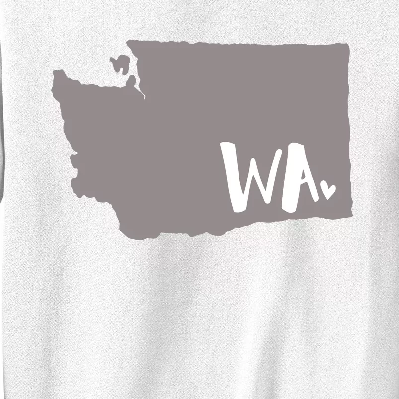 Cute Washington Outline Gift From Wa Sweatshirt