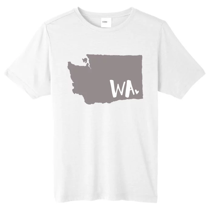 Cute Washington Outline Gift From Wa ChromaSoft Performance T-Shirt