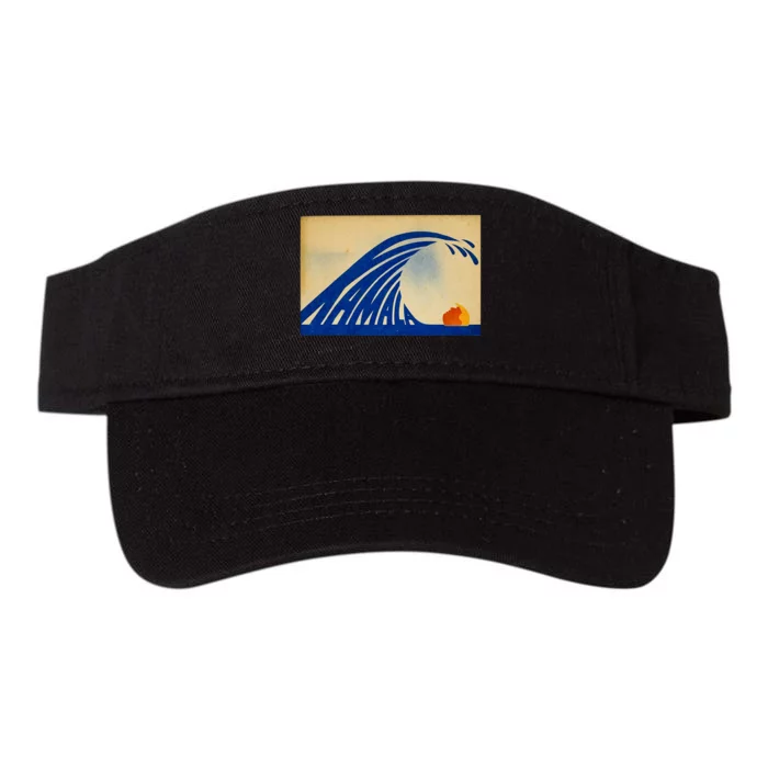 Cute Wave Of Blue Wave Kamala For Kamala Funny Trump Valucap Bio-Washed Visor