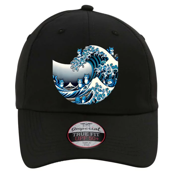 Cute Wave Of Blue Cats For Kamala Funny Cat Ladies For Kamala The Original Performance Cap